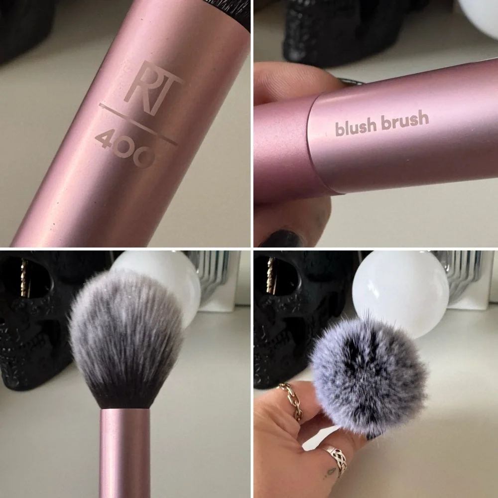 Real Techniques Brush Bundle RT400 RT402 RT300 Blush Setting Crease